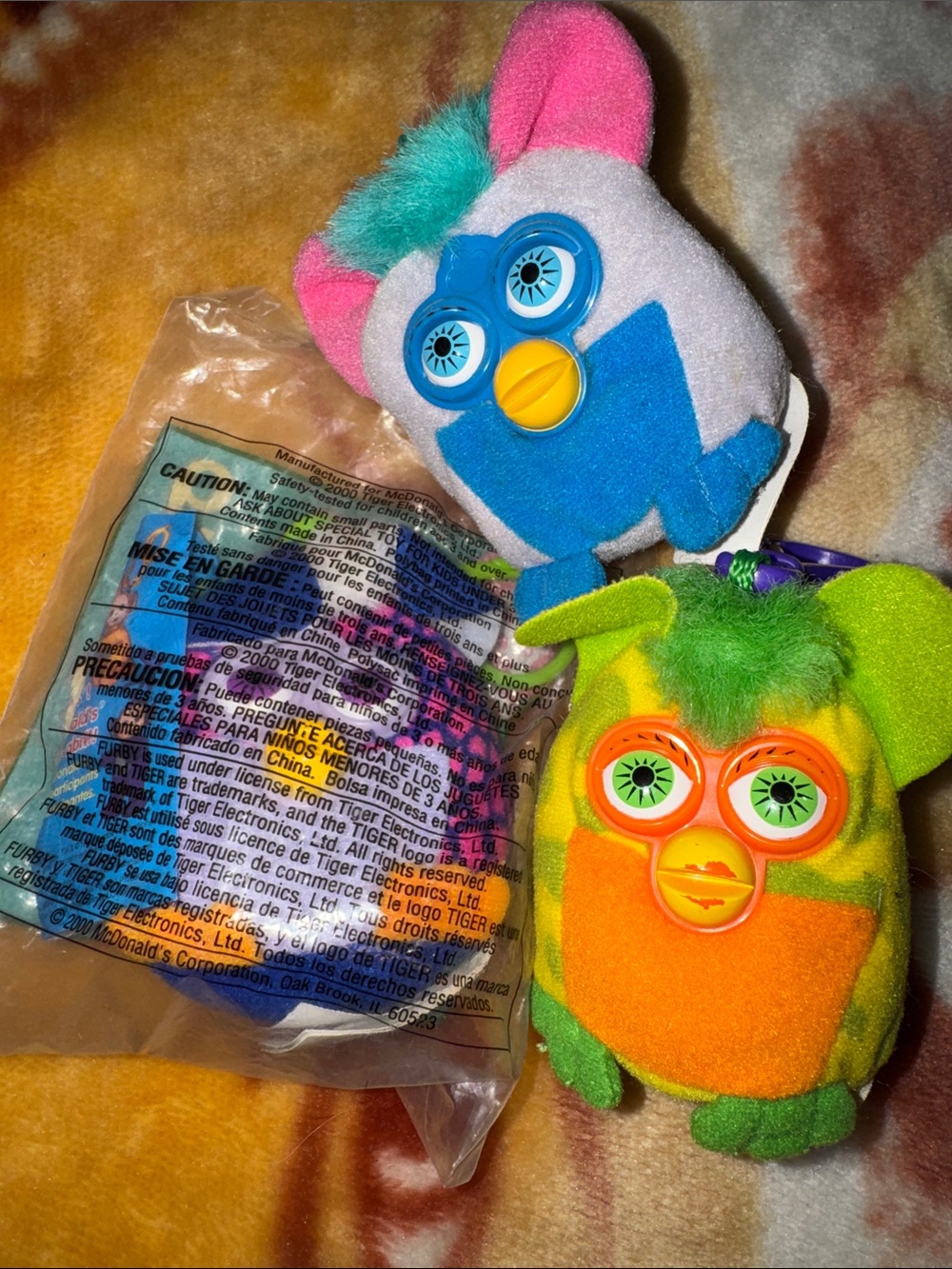 Furby McDonalds Keychains